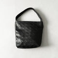 Black Woven Mini Tote | LADO SIMPLE