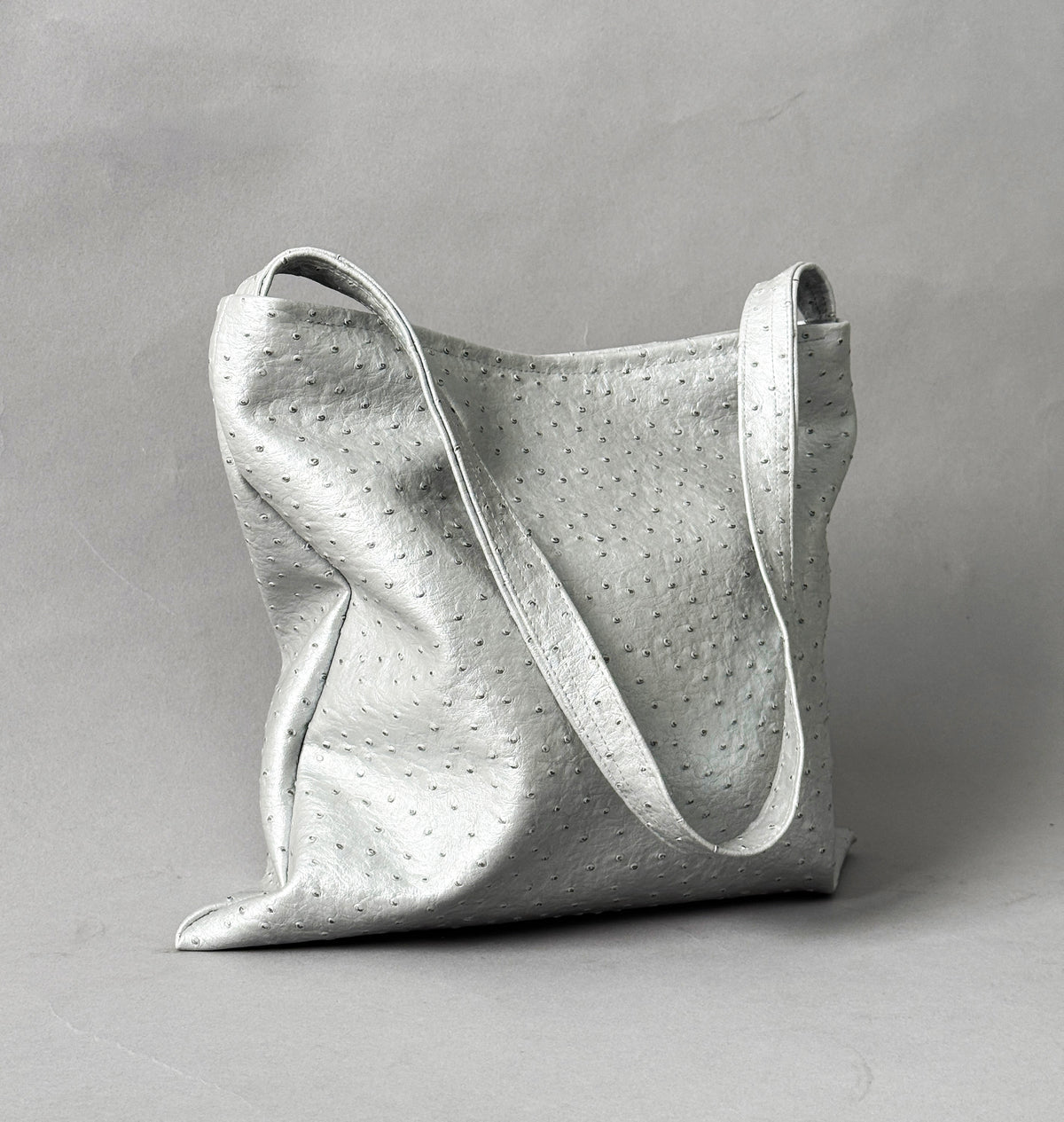 Silver Mini Tote | LADO SIMPLE