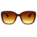 BROWN ROUNDED EDGE SUNGLASSES IN BROWN | LADO SIMPLE