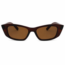 Load image into Gallery viewer, Brown Retro Geometric Sunglasses | LADO SIMPLE
