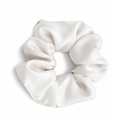 White scrunchie on a white background