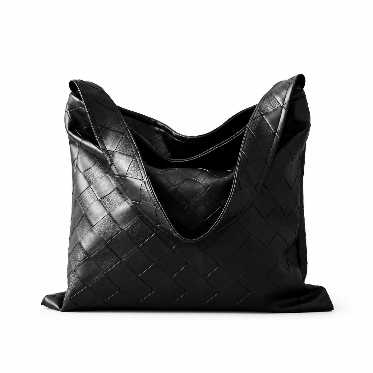 Black Woven Tote | LADO SIMPLE