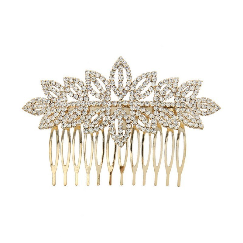 Silver Metal Floral Hair Comb | LADO SIMPLE