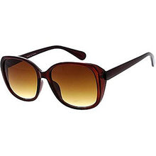 Load image into Gallery viewer, BROWN ROUNDED EDGE SUNGLASSES IN BROWN | LADO SIMPLE

