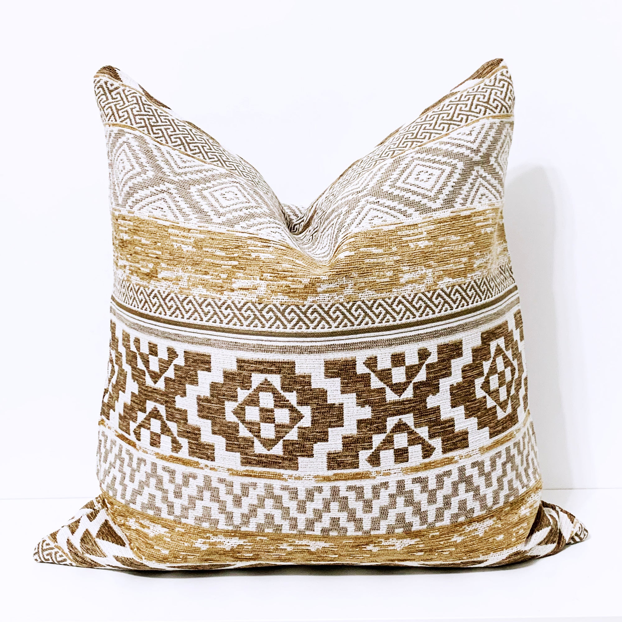 Golden And Tan Pillow Cover | LADO SIMPLE DECOR