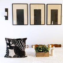 Load image into Gallery viewer, Black And White Cactus Like Print Pillow Cover | LADO SIMPLE DECOR
