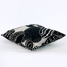 Load image into Gallery viewer, Black And White Cactus Like Print Pillow Cover | LADO SIMPLE DECOR
